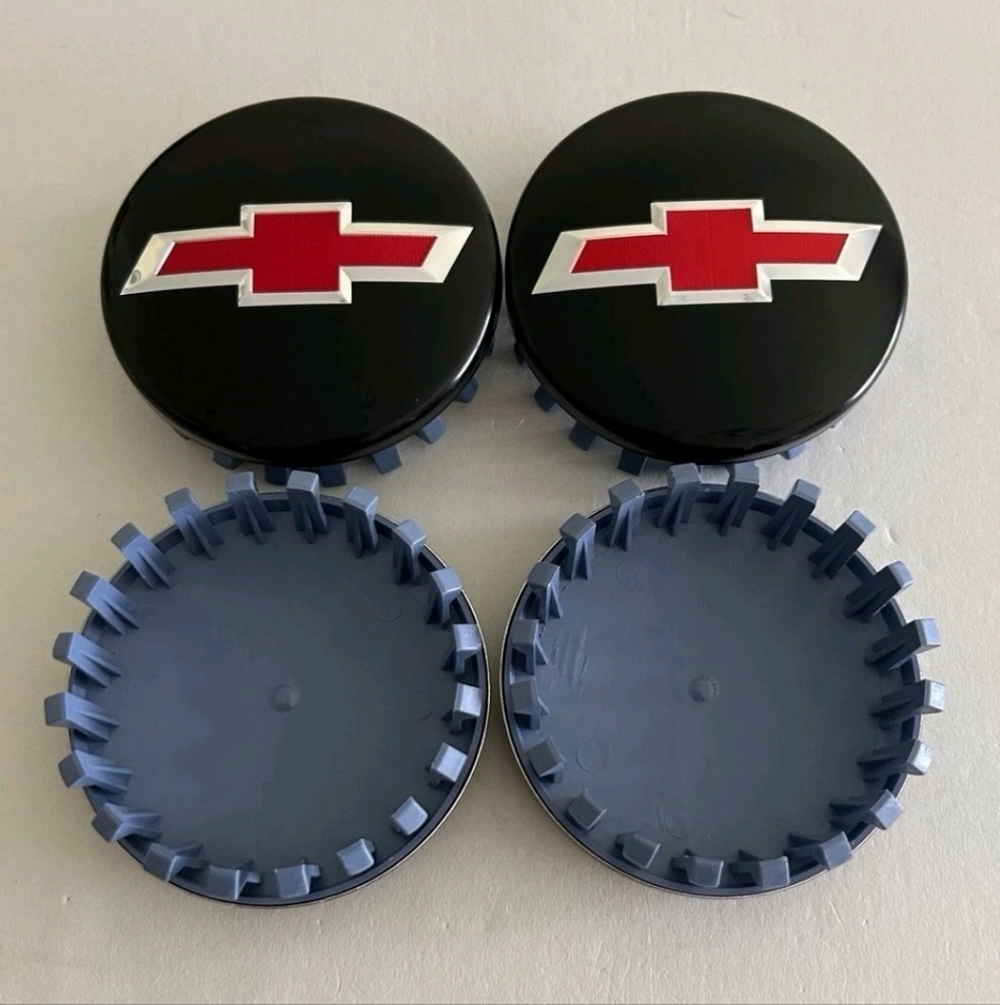 4 83mm Black Wheel Rim Center Caps Fit Silverado Suburban Tahoe See All Colors